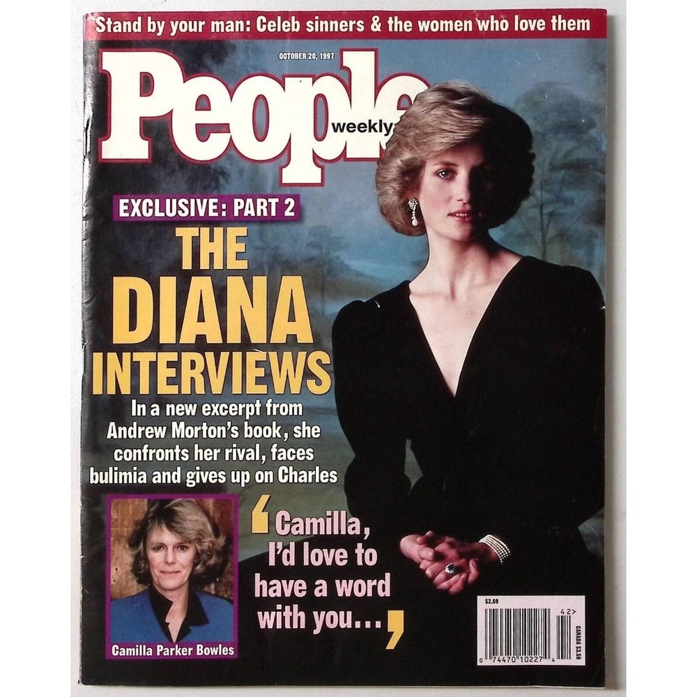 PEOPLE MAGAZINE 10/20/97 THE DIANA INTERVIEWS PART 2 ANDREW MORTON'S BOOK Z2421